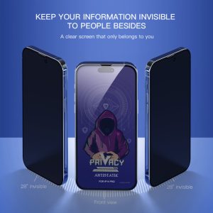 Mietubl Privacy Screen Protector Anti Spy Tempered Glass