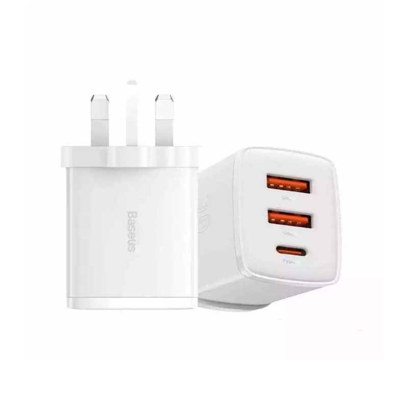 Baseus 30W 2U+C Compact Fast Charger UK