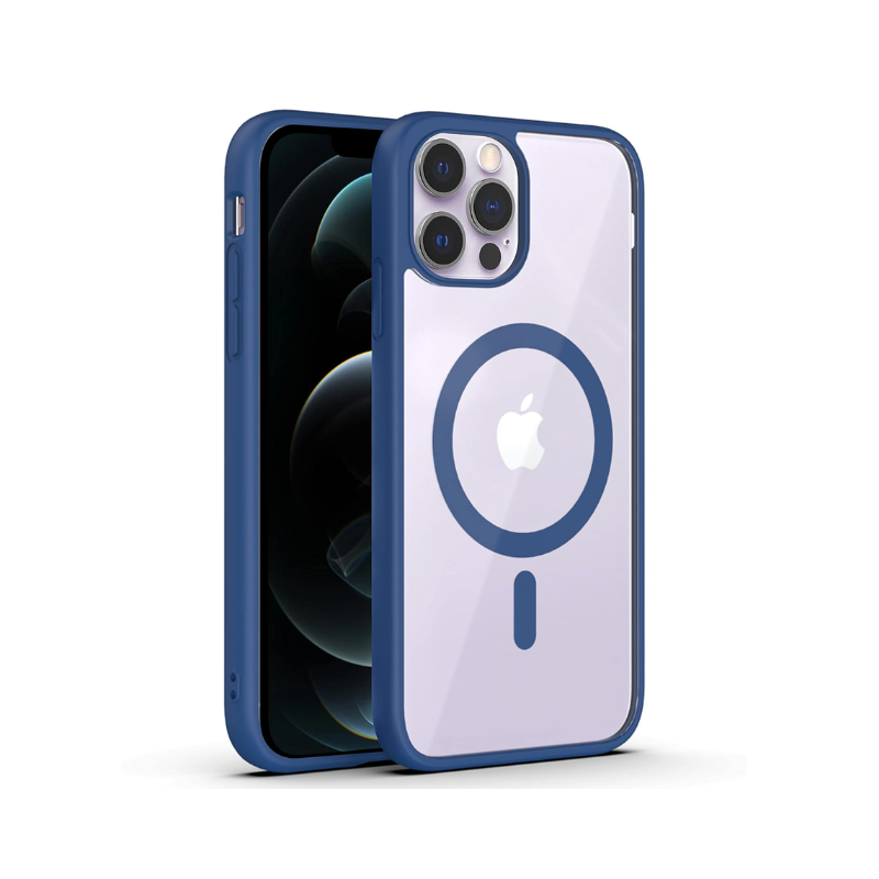 Shockproof Acrylic Magnetic Clear Phone Case For iPhone