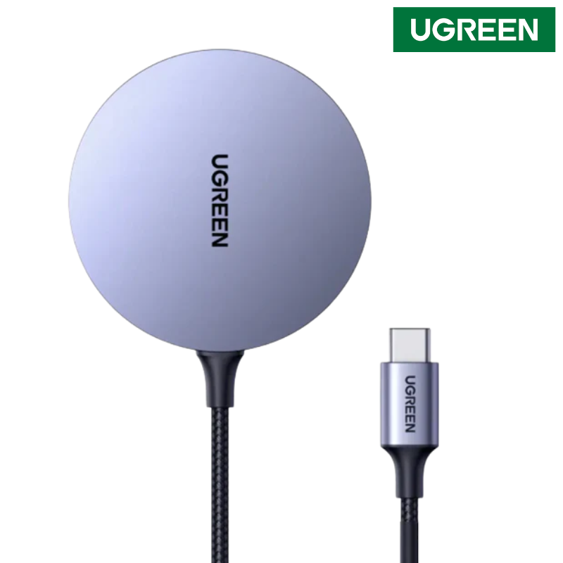 Ugreen Magnetic Wireless Charger 15W Max Space Gray CD245 - 30233