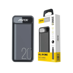 Aspor A396 20000mAh Power Bank | 22.5W Fast Charging