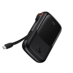 Baseus Qpow Pro 10000mAh Power Bank | 22.5W Fast Charge | Built-in Type-C Cable